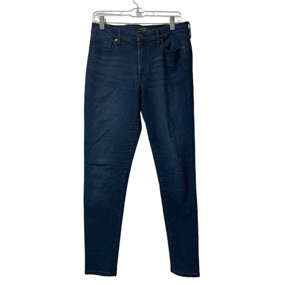 Banana Republic Denim High Waist Skinny Ankle Jeans Women's 29 Regular Dark Blue